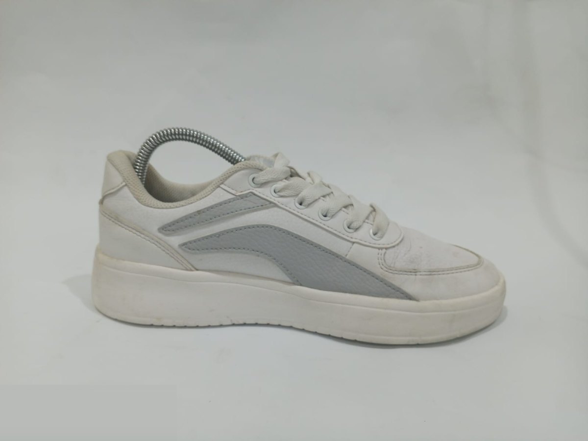 Li-Ning White Grey Court Sneaker
