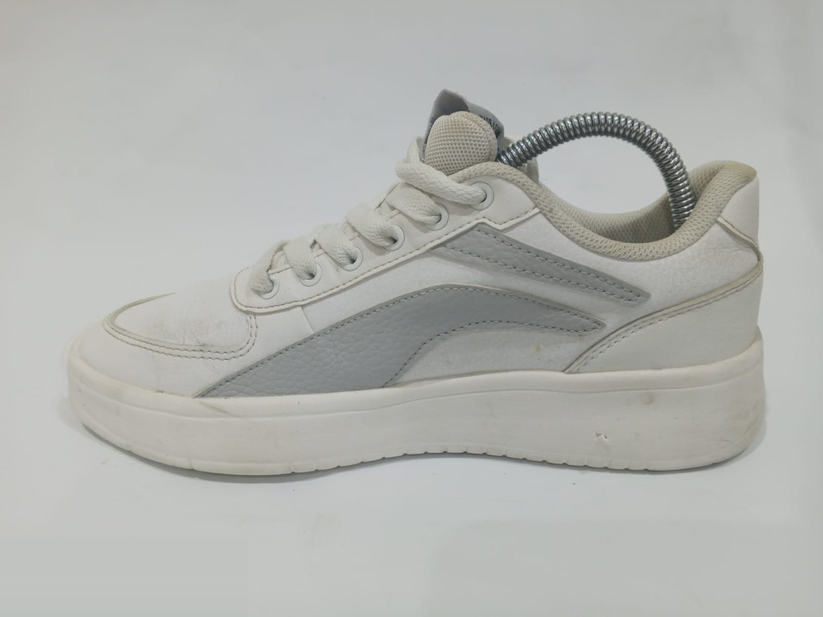 Li-Ning White Grey Court Sneaker
