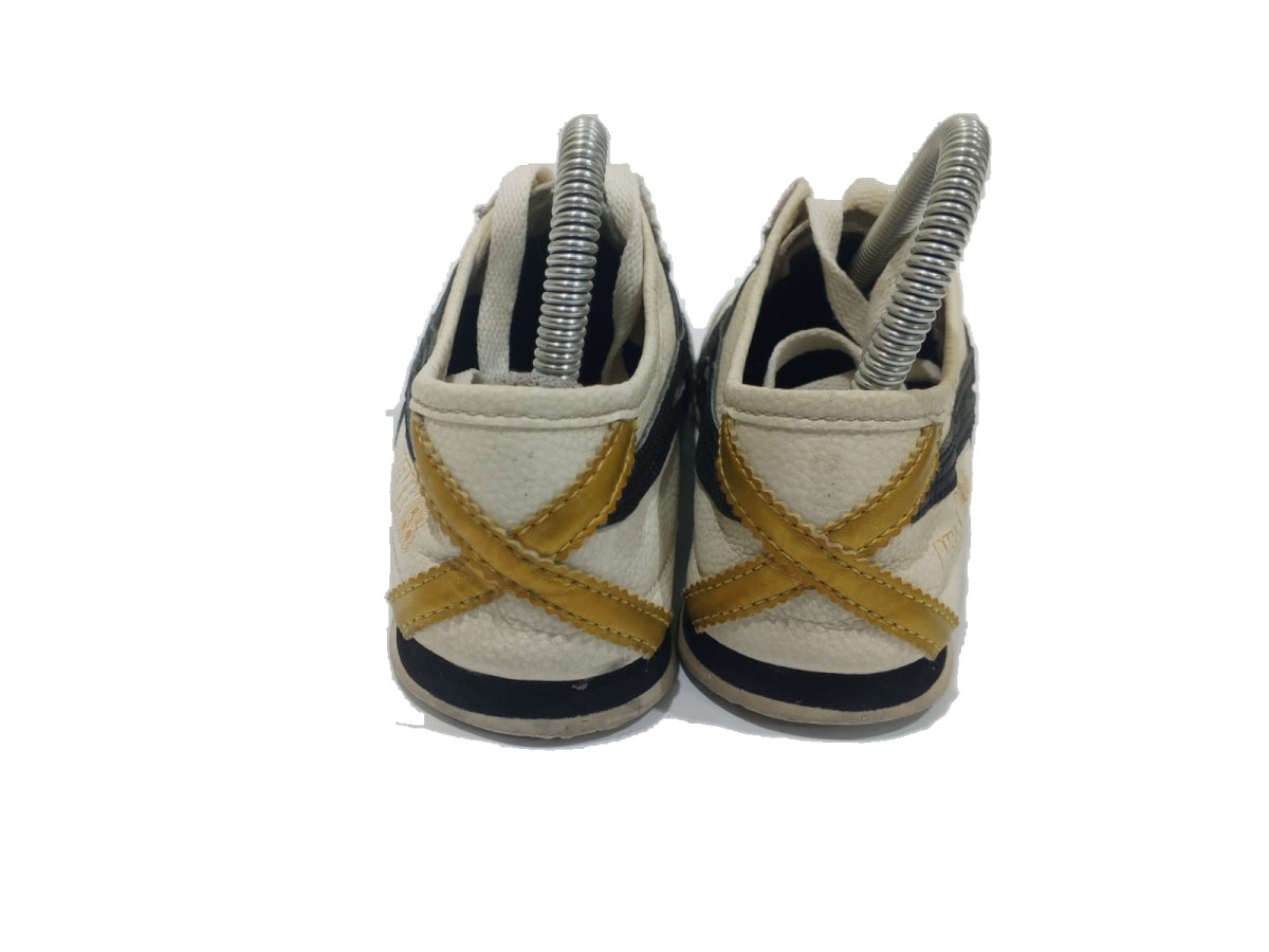 Nicemak 66 Cream Navy Retro Sneaker