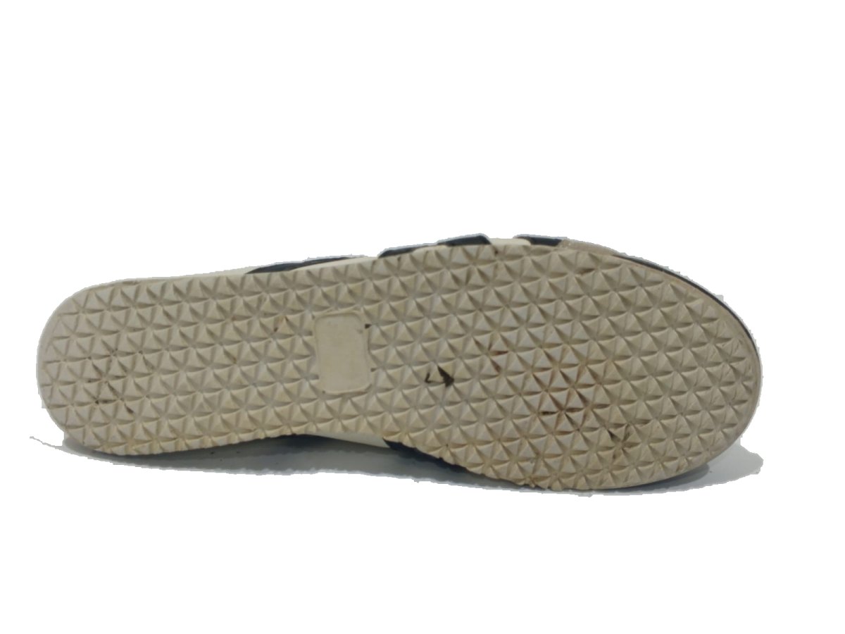 Nicemak 66 Cream Navy Retro Sneaker