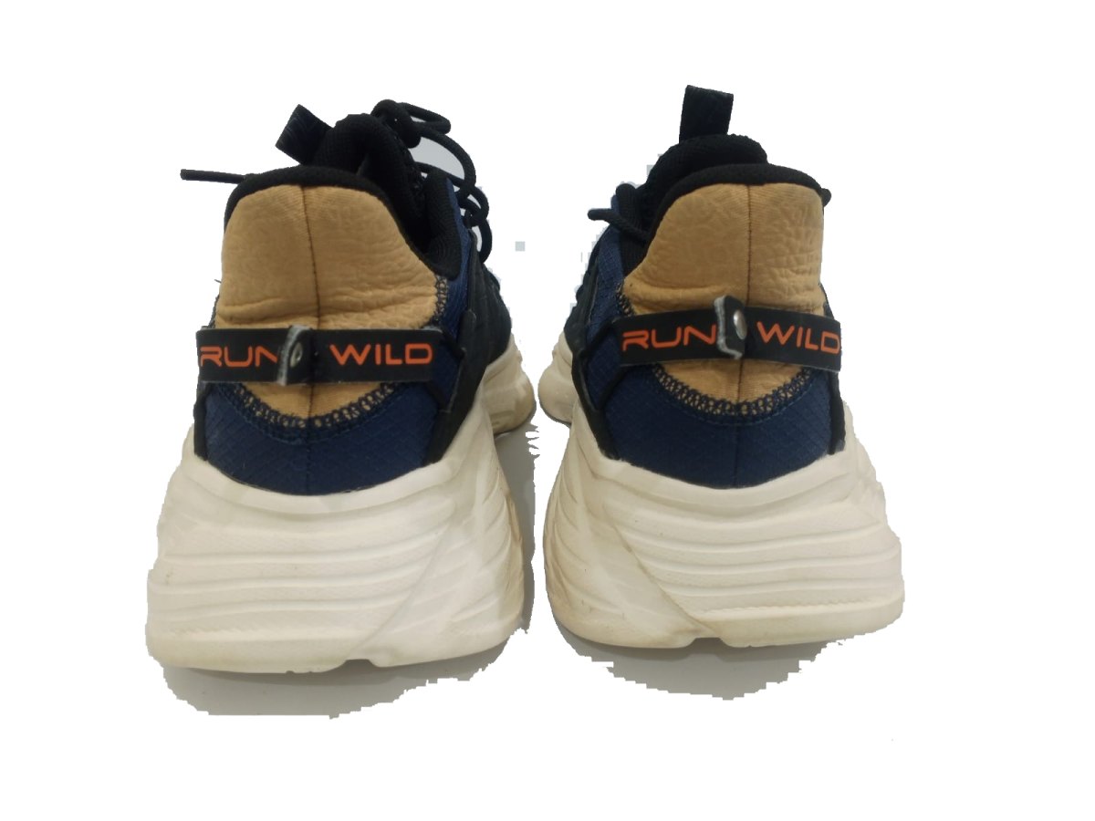 Run Wild Navy Chunky Sneaker