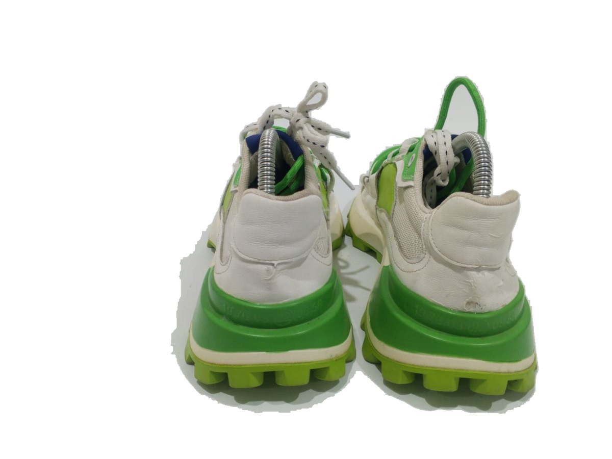 UCOC White Green Chunky Sneaker