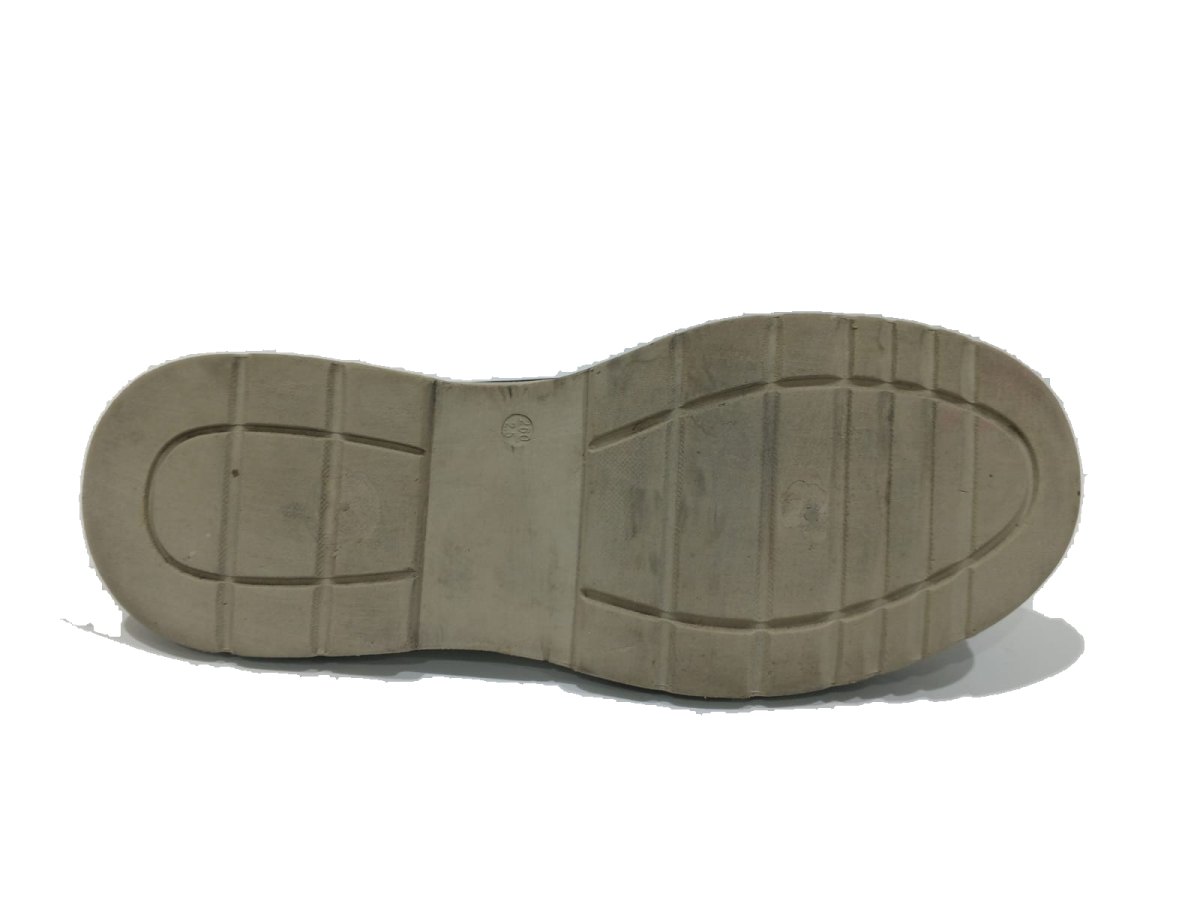 Warrior Black Leather Casual Sneaker