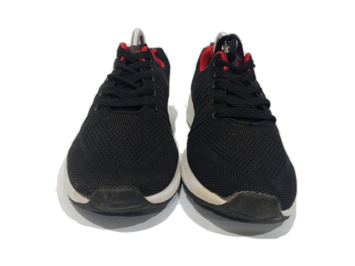 Zuanbu Black Red Knit Runner